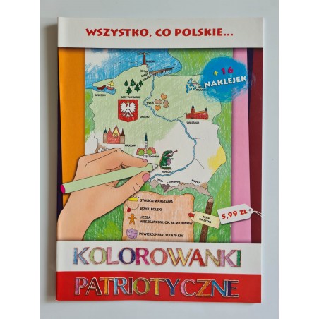 Kolorowanka patriotyczna - WSZYSTKO CO POLSKIE