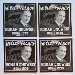 Vlepki Wielcy Polacy - ROMAN DMOWSKI