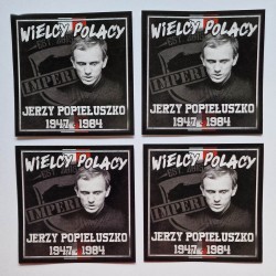 Vlepki Wielcy Polacy - JERZY POPIEŁUSZKO