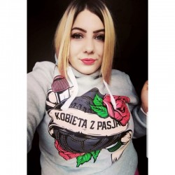 Bluza kaptur KOBIETA Z PASJĄ