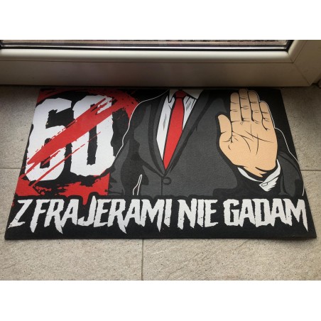 Wycieraczka z FRAJERAMI NIE GADAM Wycieraczka z FRAJERAMI NIE GADAM