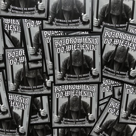 Vlepki POZDROWIENIA DO WIĘZIENIA