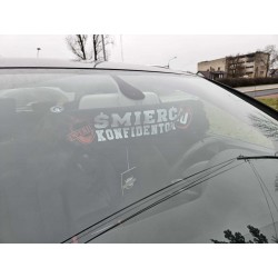 Mini szalik samochodowy ŚMIERĆ KONFIDENTOM