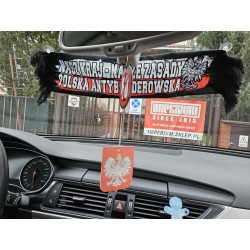Mini szalik samochodowy NASZ KRAJ NASZE ZASADY