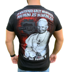 Koszulka JAN PAWEŁ II - ZŁO DOBREM ZWYCIĘŻAJ