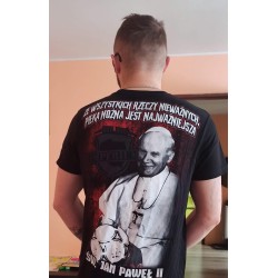 Koszulka JAN PAWEŁ II - ZŁO DOBREM ZWYCIĘŻAJ