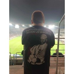 Koszulka JAN PAWEŁ II - ZŁO DOBREM ZWYCIĘŻAJ
