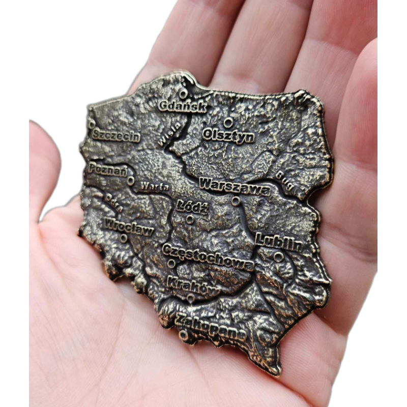Magnes MAPA POLSKI 3D