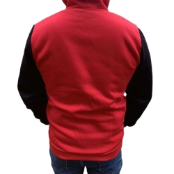 Dwukolorowa bluza z kapturem NIE MA FUTBOLU BEZ ALKOHOLU