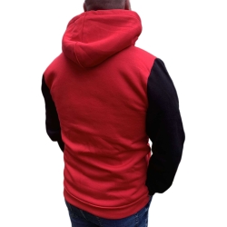 Dwukolorowa bluza z kapturem NIE MA FUTBOLU BEZ ALKOHOLU