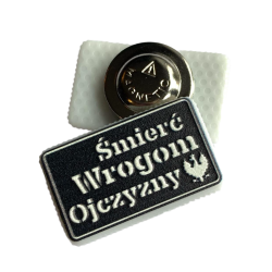 Pins patriotyczny - Śmierć Wrogom Ojczyzny