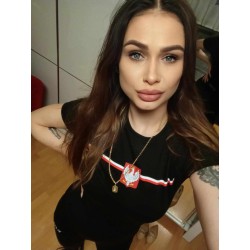 Czarna koszulka ORZEŁ