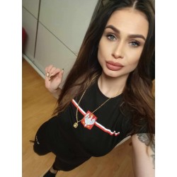Czarna koszulka ORZEŁ