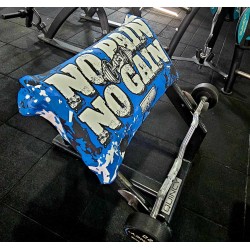 Ręcznik NO PAIN NO GAIN niebieski mały