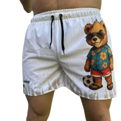 Krótkie spodenki IMPERIUM HOLIDAYS Z MISIEM | Sklep Imperium