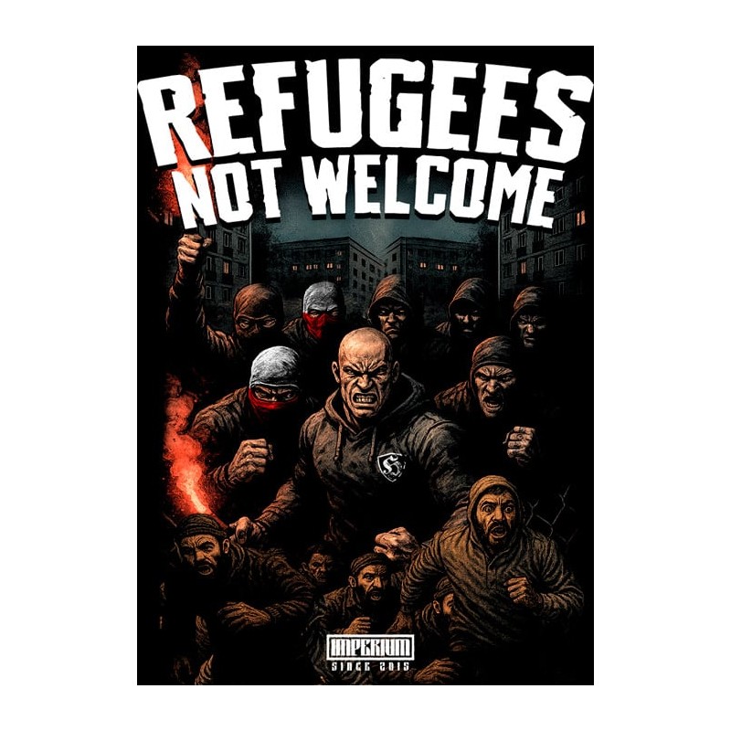 Vlepki REFUGEES NOT WELCOME