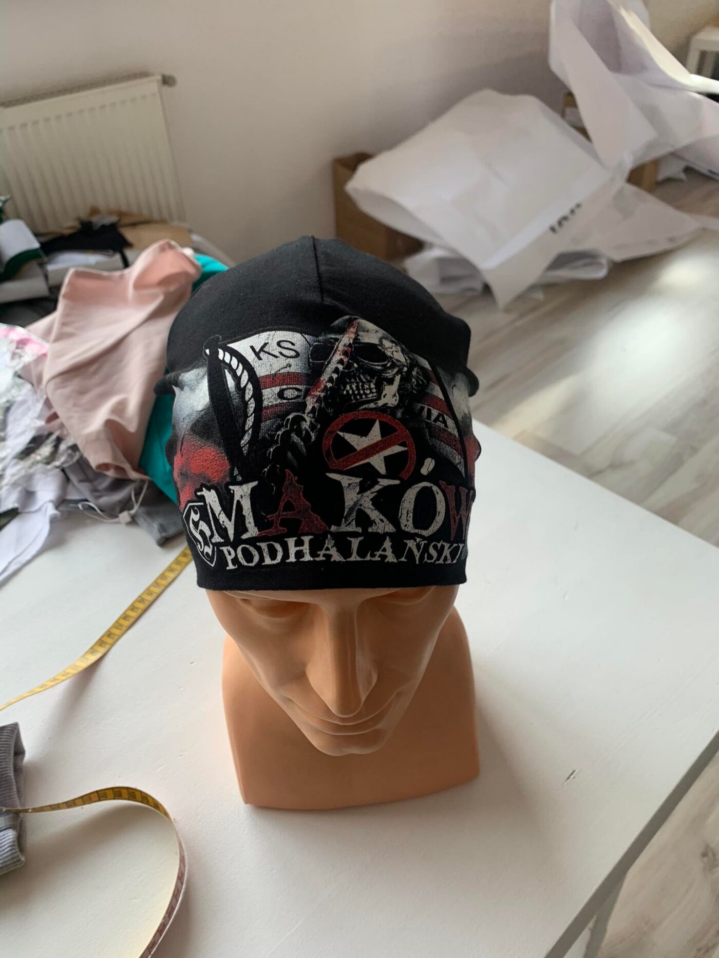 Produkcja czapki zimowe - wybrane wykonanie