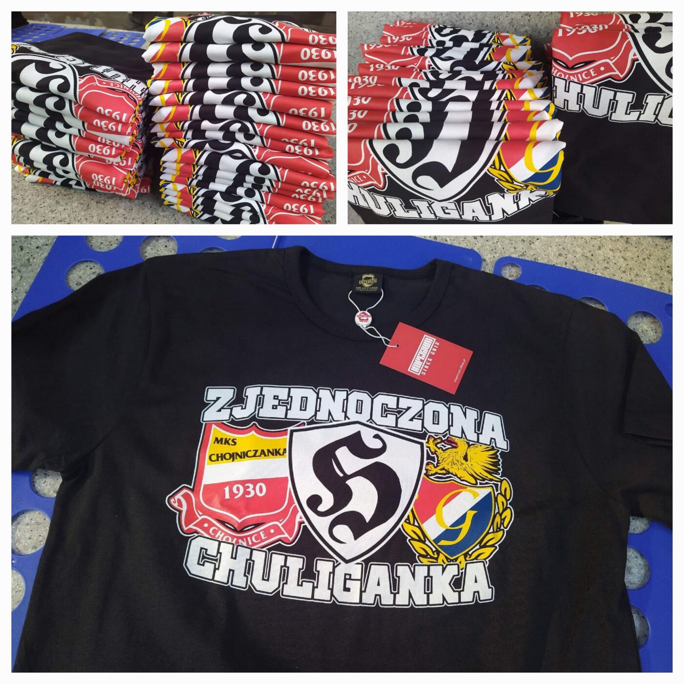 Koszulki na zamówienie - przykład produkcji