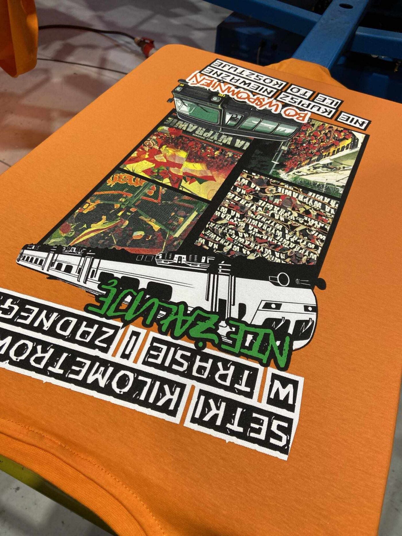 Koszulki - przykład realizacji produkcyjnej