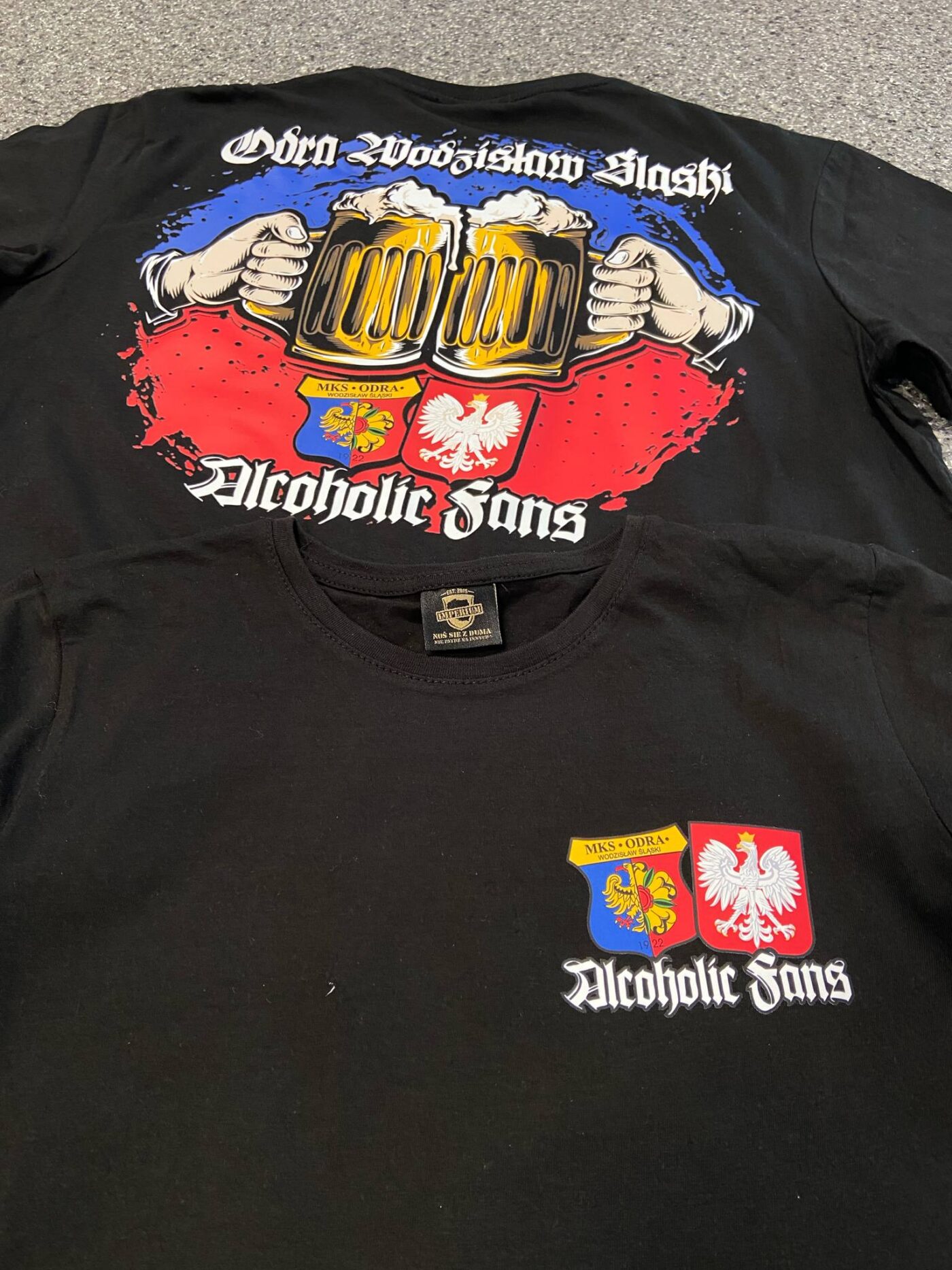 Koszulki na zamówienie - przykład produkcji
