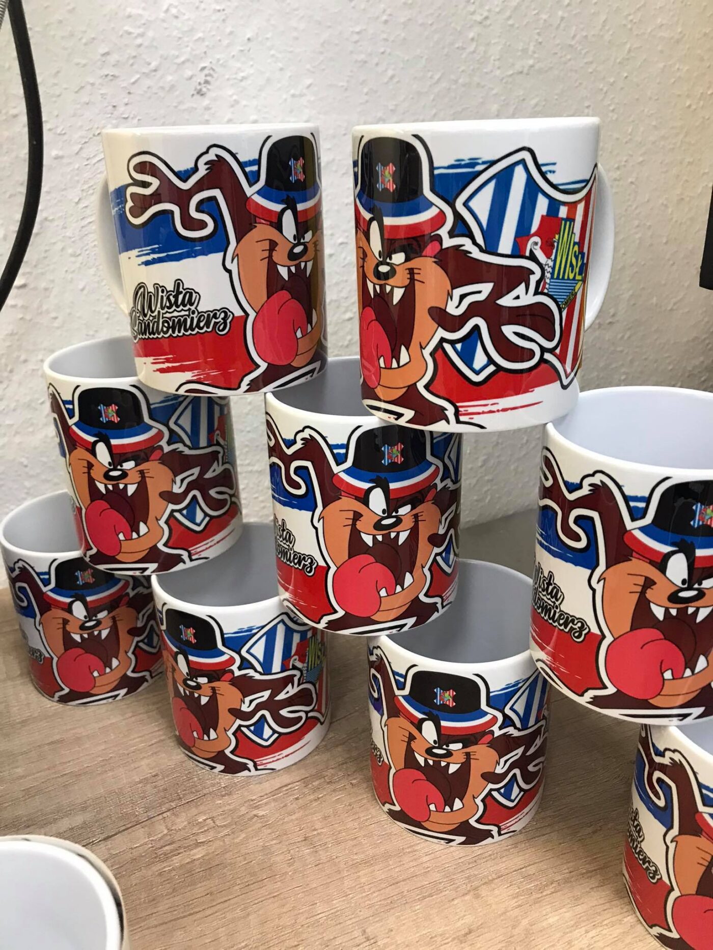 Kubki - przykład realizacji produkcyjnej