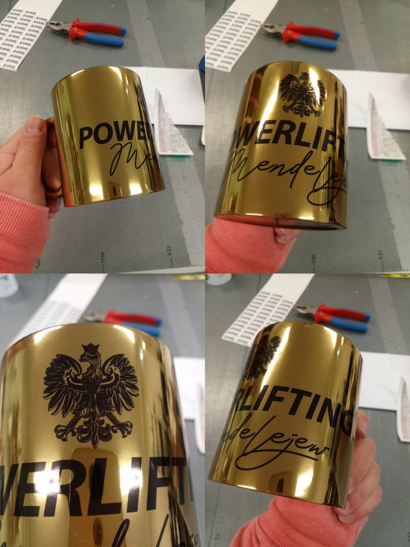 Kubki - przykład personalizacji i wykonania