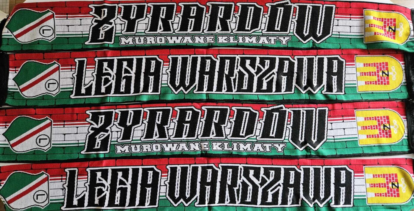 Szaliki - przykład personalizacji i wykonania