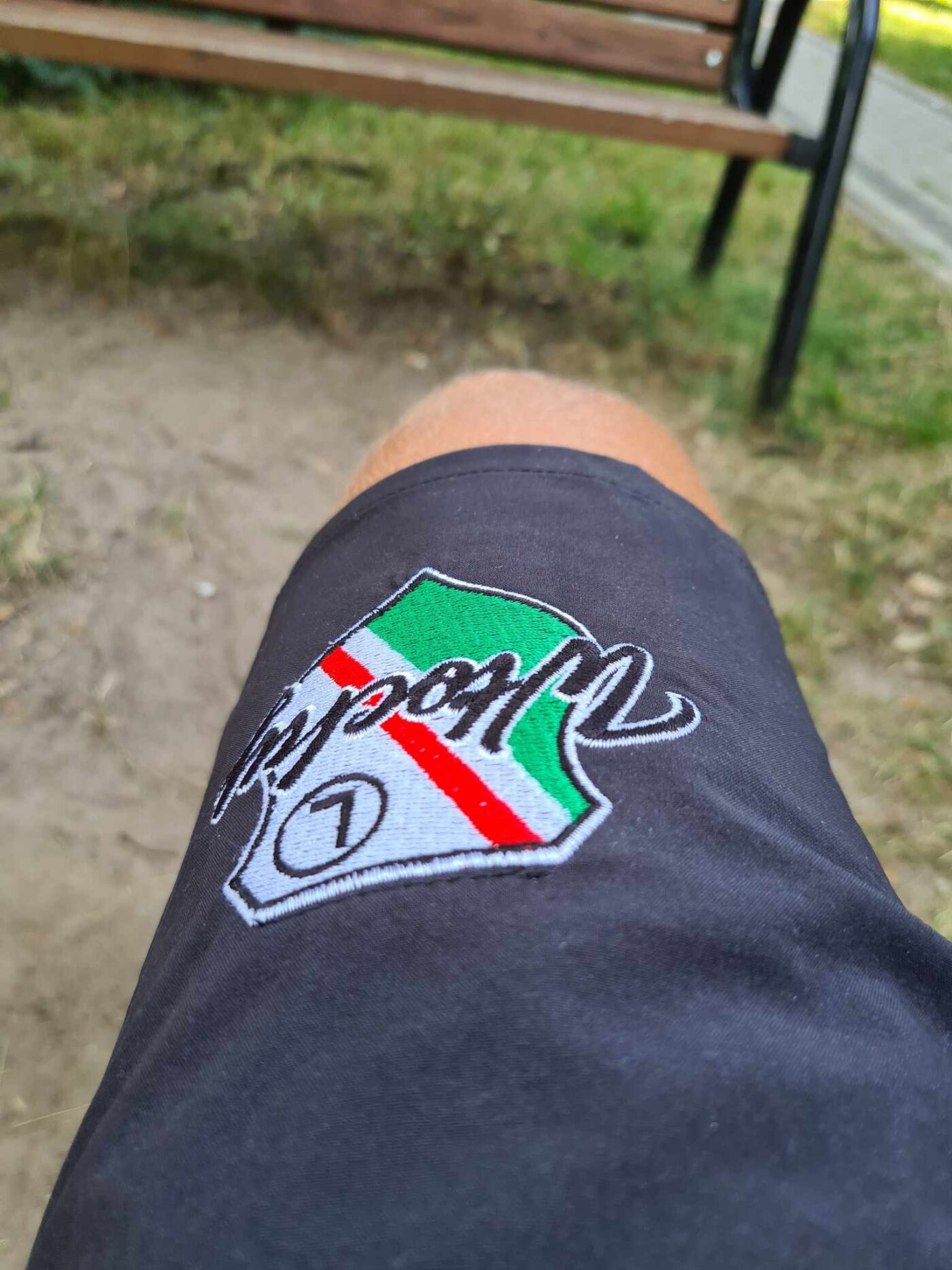 Spodenki - przykład personalizacji i wykonania