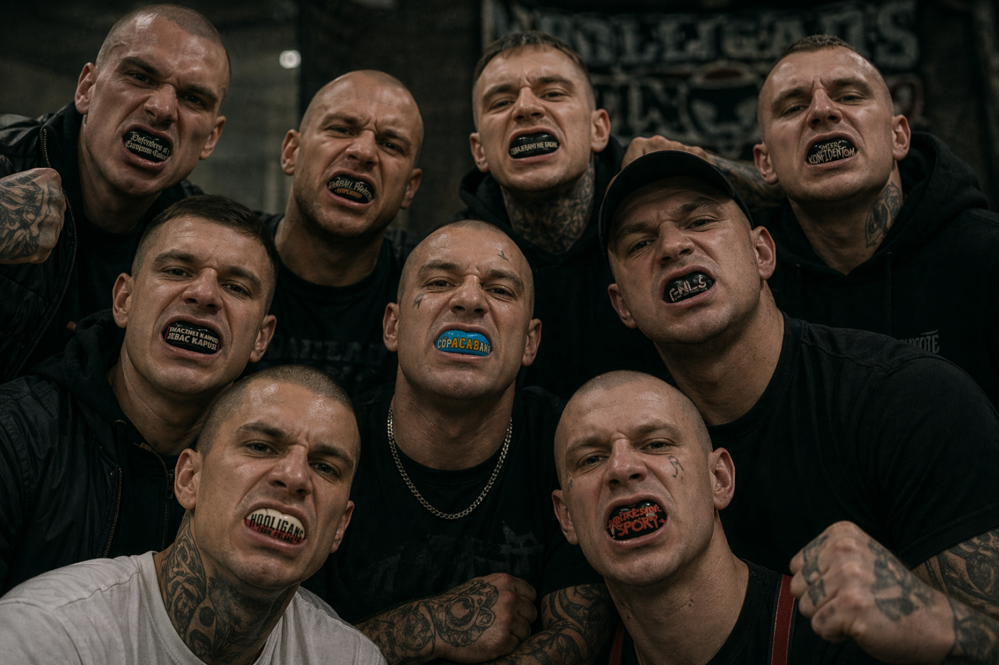 Ochraniacze na zęby - przykład personalizacji i wykonania